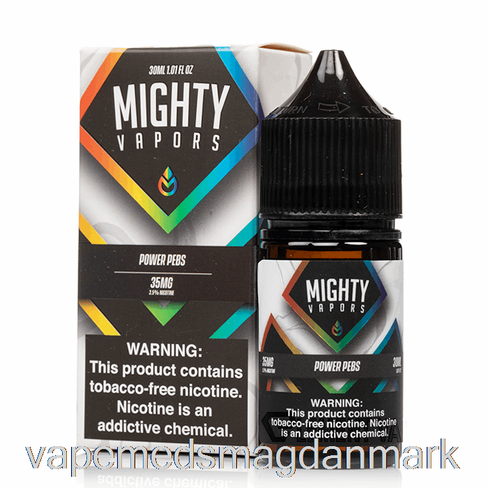 Engangs Vape Danmark Power Pebs - Mægtige Dampe Salt - 30ml 50mg